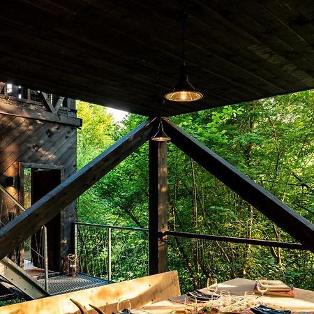 Hutstuf - The Fox & Private Outdoor Spa La Roche-en-Ardenne Exterior photo
