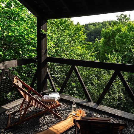 Hutstuf - The Fox & Private Outdoor Spa La Roche-en-Ardenne Exterior photo