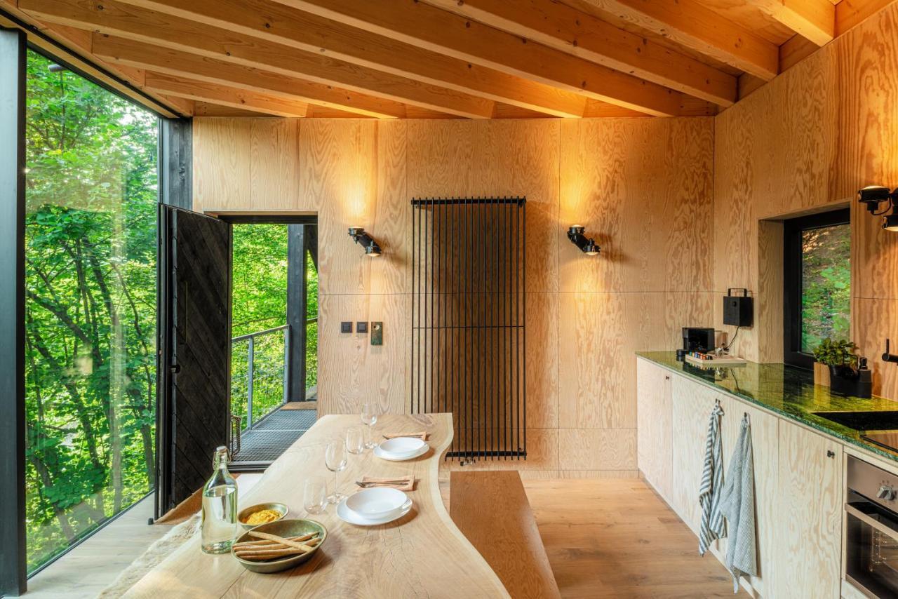 Hutstuf - The Fox & Private Outdoor Spa La Roche-en-Ardenne Exterior photo
